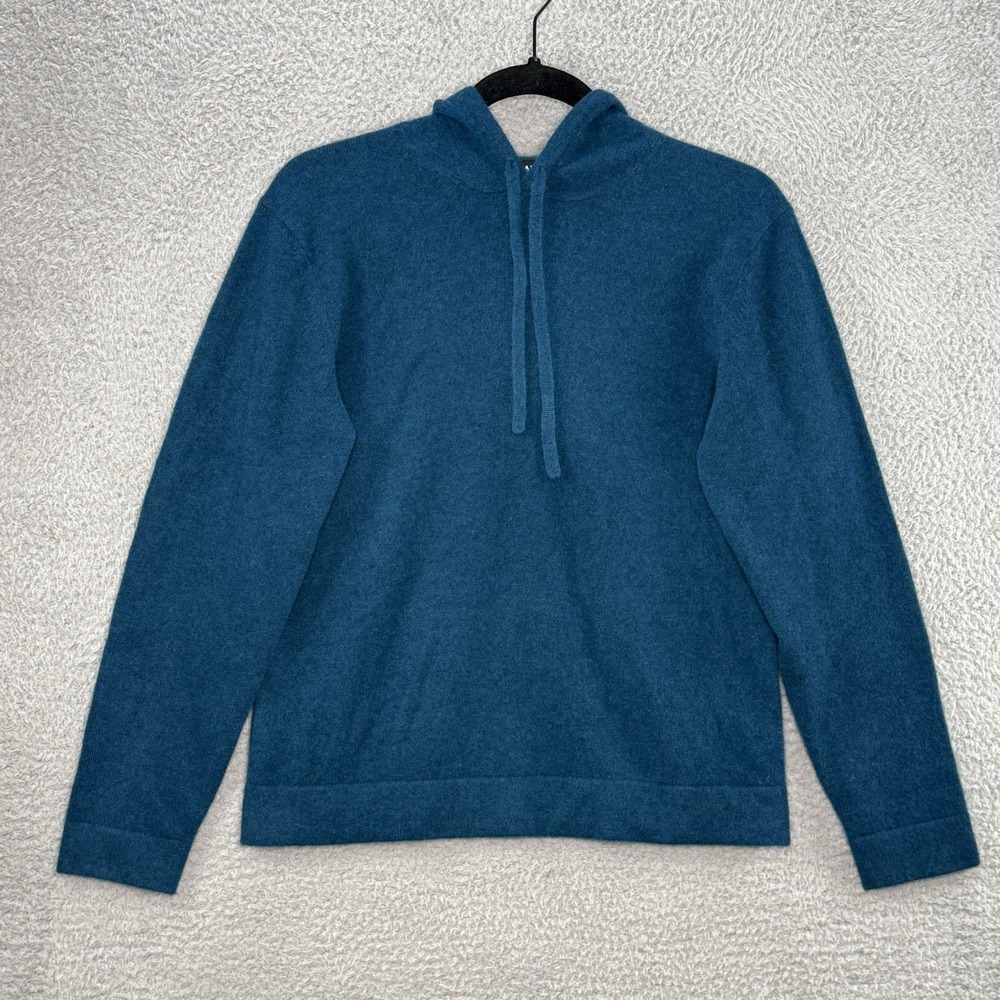 Naadam Cashmere Hoodie Size‎ XS Green Mens Pullover Classic Fit Hooded Soft